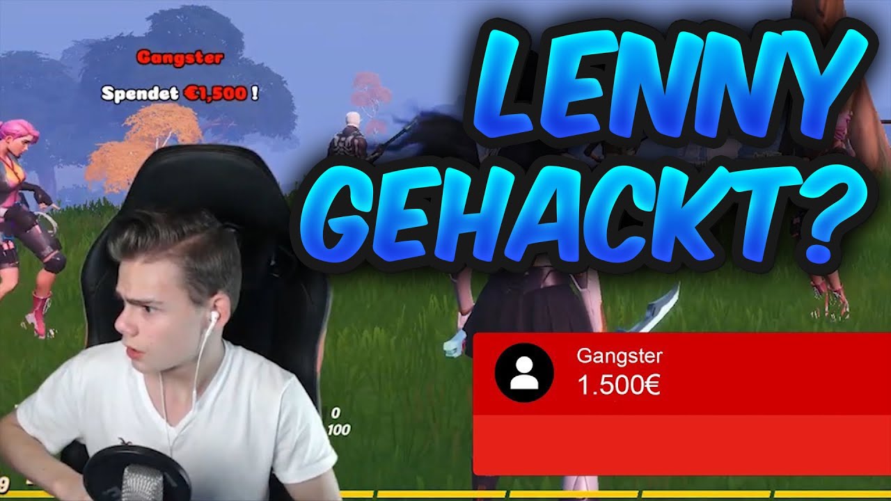 💎 LENNY von GARKOLYM GEHACKT! 1.500€ Spende 😳