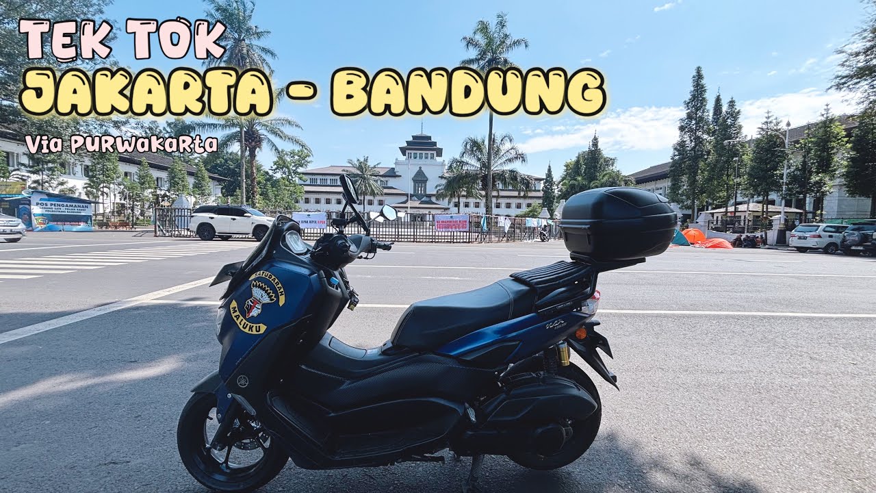 Naik motor tek tok Jakarta–Bandung via Purwakarta. Capek di jalan, bahagia sampai tujuan