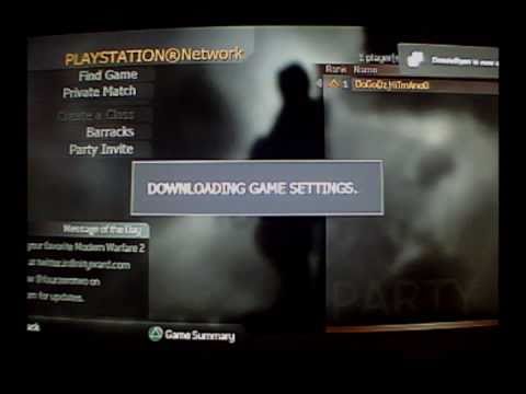 Call Of Duty 4 10th Prestige Hack Using Resistance Fall Of Man VOICE TUTORIAL PS3