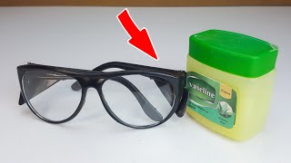 Put Vaseline on your glasses!! I didn't expect it to be so powerful 😱 Cost savings
