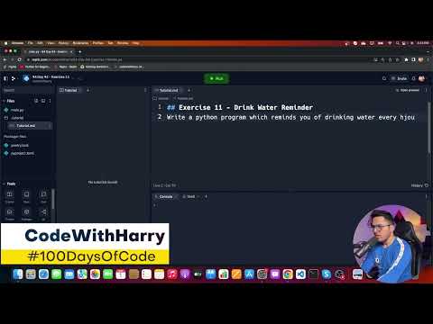 Drink Water Reminder   Python Tutorial   Day #94