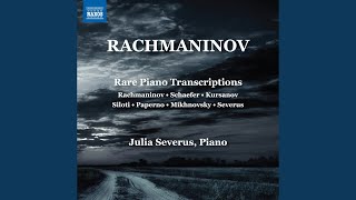 6 Songs, Op. 4: No. 1. Oh No, My Love, Forsake Me Not! (arr. A. Schaefer for piano)