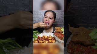 telur puyuh sambal mercon #mukbang #mukbangindonesia #food #eatingshow