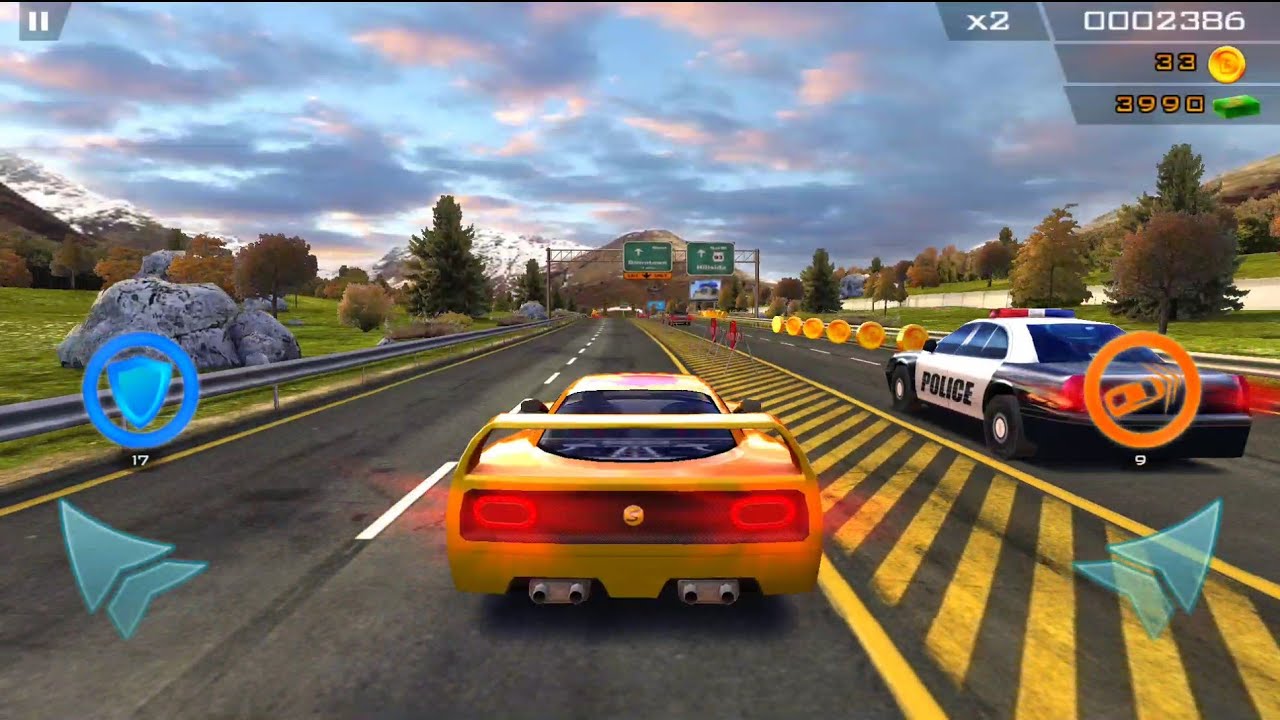 RedLine Rush - Bullet T2 Car - Greenwood Car Driving Police Chase Android Car Gameplay