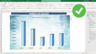 Gráfico de Barras con imágenes de fondo en Excel
