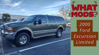 2000 Ford Excursion Limited 6.8 liter V10 4x4. Modification and upgrade recommendations.