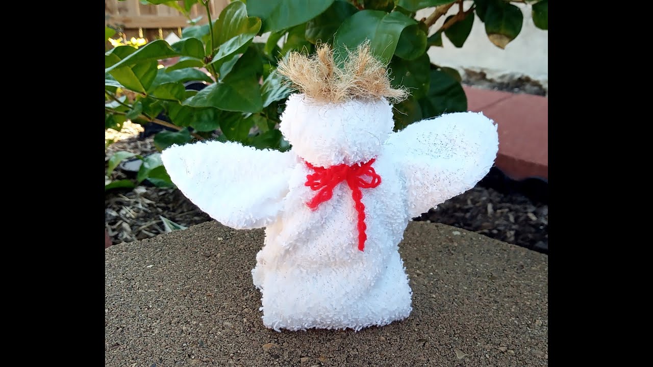 washcloth angel doll/towel angel doll YouTube