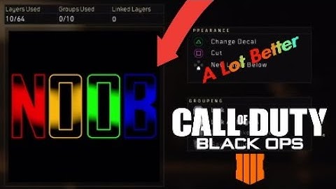 How To Make Your Emblem Letters Look So Much Better In Bo4. (Bo4 Emblem Tutorial)
