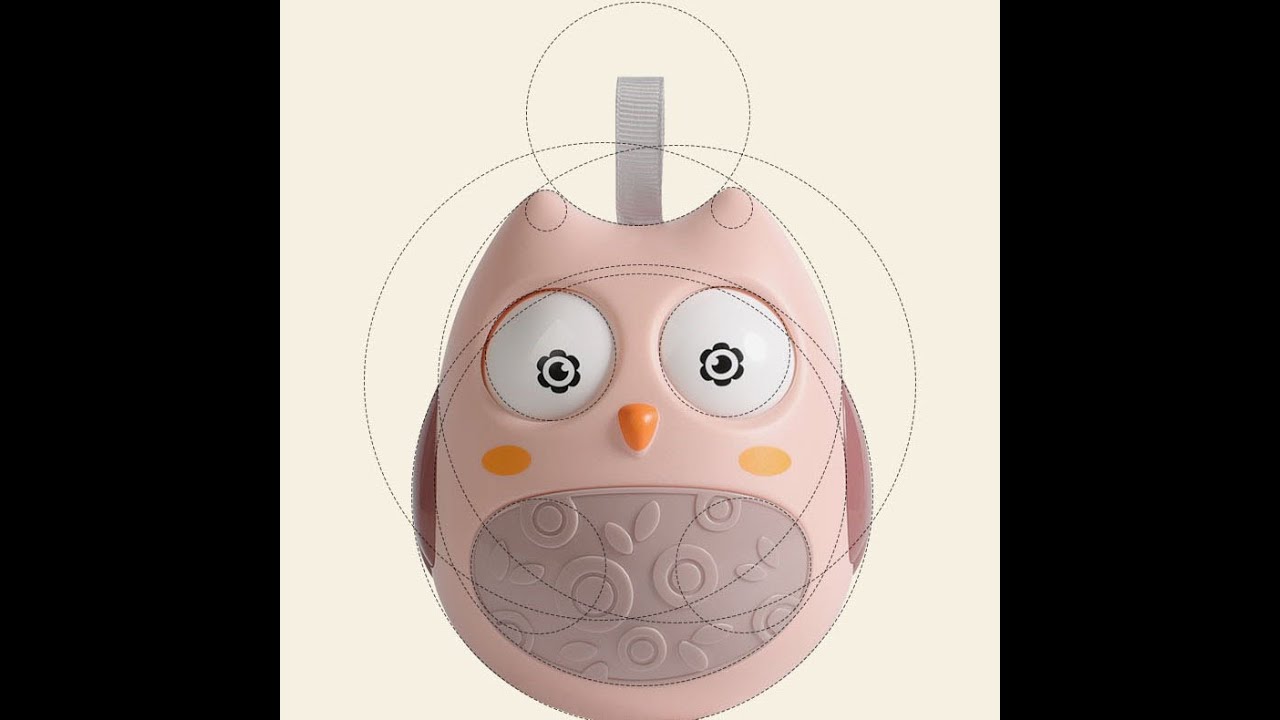 Babycare Owl Tumbler Roly-poly Toy Baby Children Gift Early Education Toys