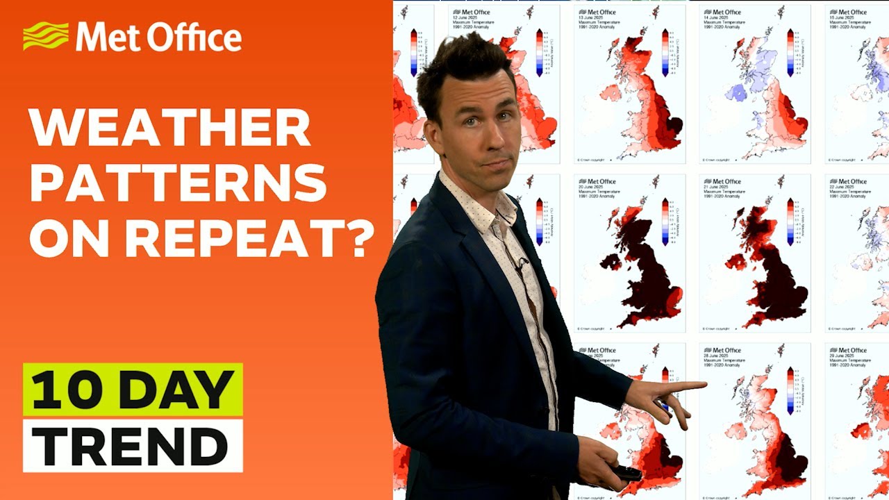 10 Day Trend 02/07/2025 – Could the heat return? – Met Office weather ...
