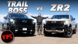 Diesel Chevy Silverado Trail Boss Vs New Zr2 V8 Which One Is The Best?