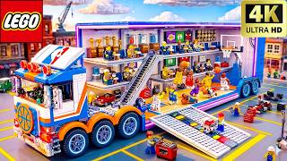 Building a GIANT LEGO Technic Mobile Basketball Truck! | Lego Funny Experiment