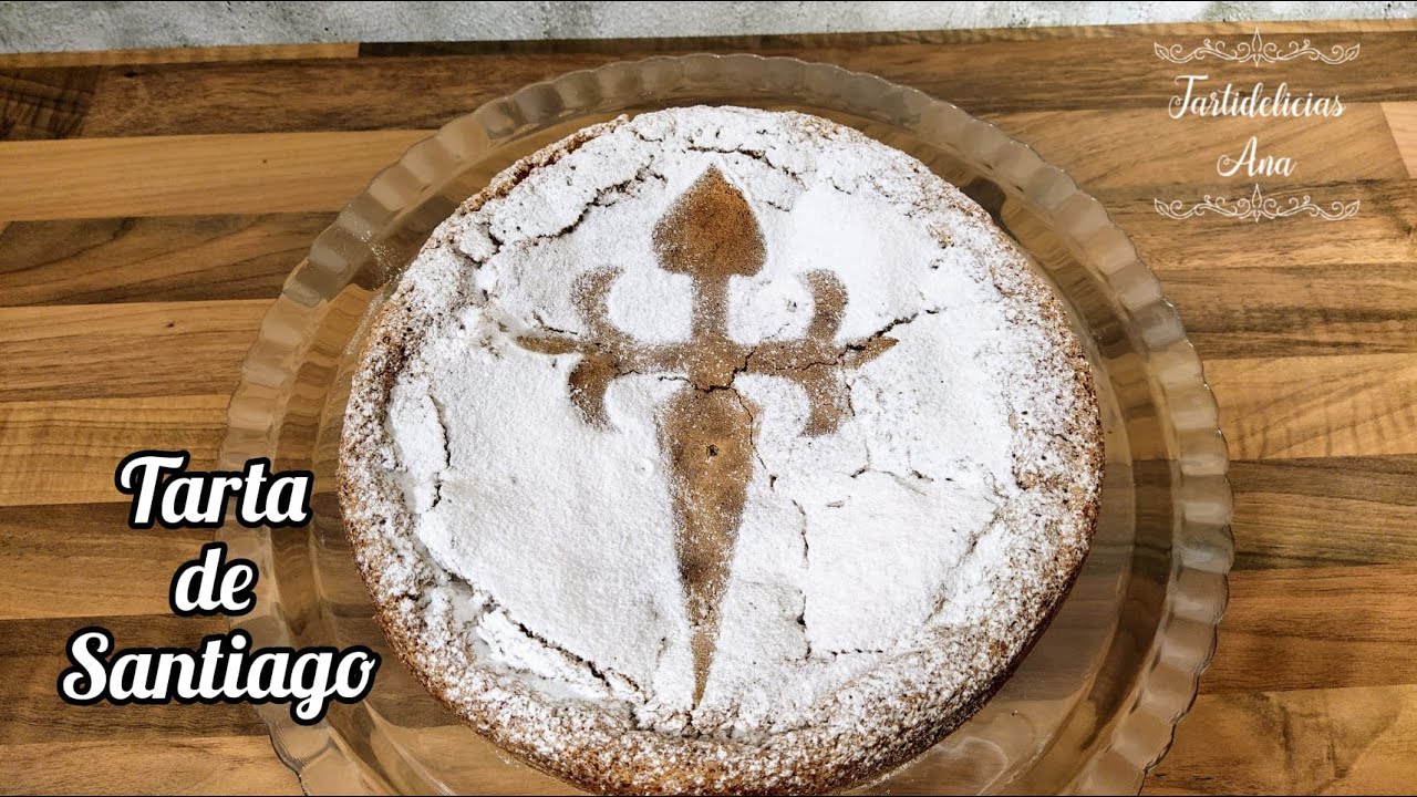 RECETA de TARTA DE SANTIAGO | TARTA DE ALMENDRAS FÁCIL