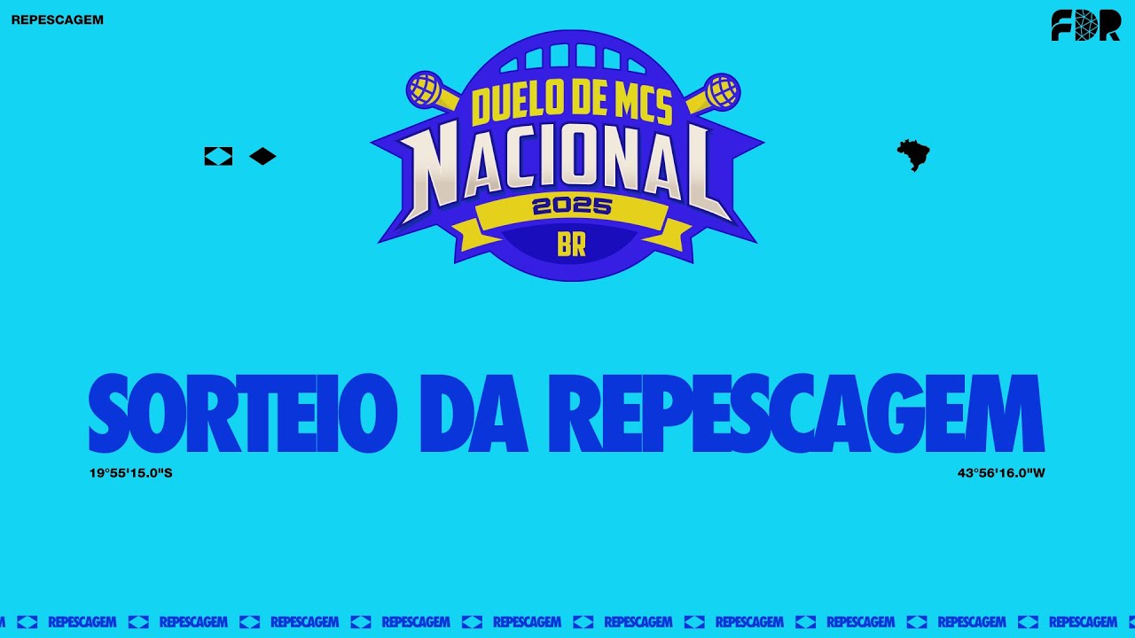 SORTEIO DAS REPESCAGENS - DUELO NACIONAL 2025 - 13/11 - 20H - ASSISTA AO VIVO!