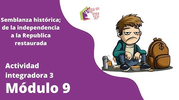 Actividad integradora 3 Módulo 9 Semblanza histórica; de la independencia a la República restaurada