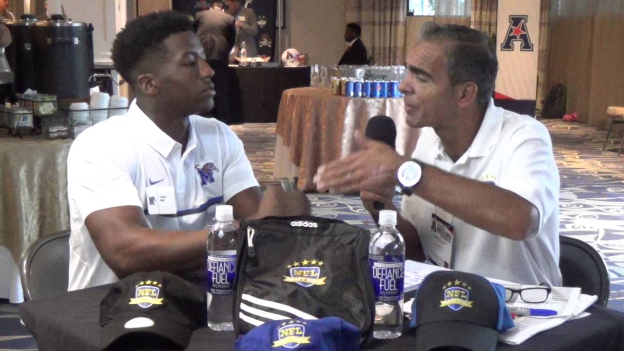 Memphis Wide Receiver Anthony Miller at AAC Media Day