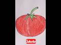 🍅 Tomato 🍅 Drawing 🍅. How to draw Tomato #shorts #tomato #vegetables #drawing #art #artwork#painting