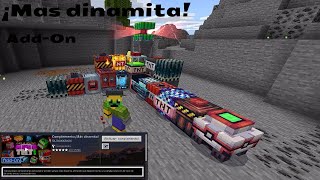 ¡Mas dinamita! [Add-On] Mod de Minecraft Bedrock