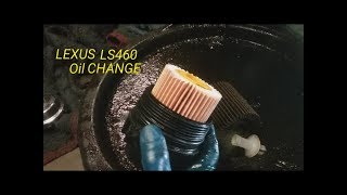 2009 LS460 v8 oil change