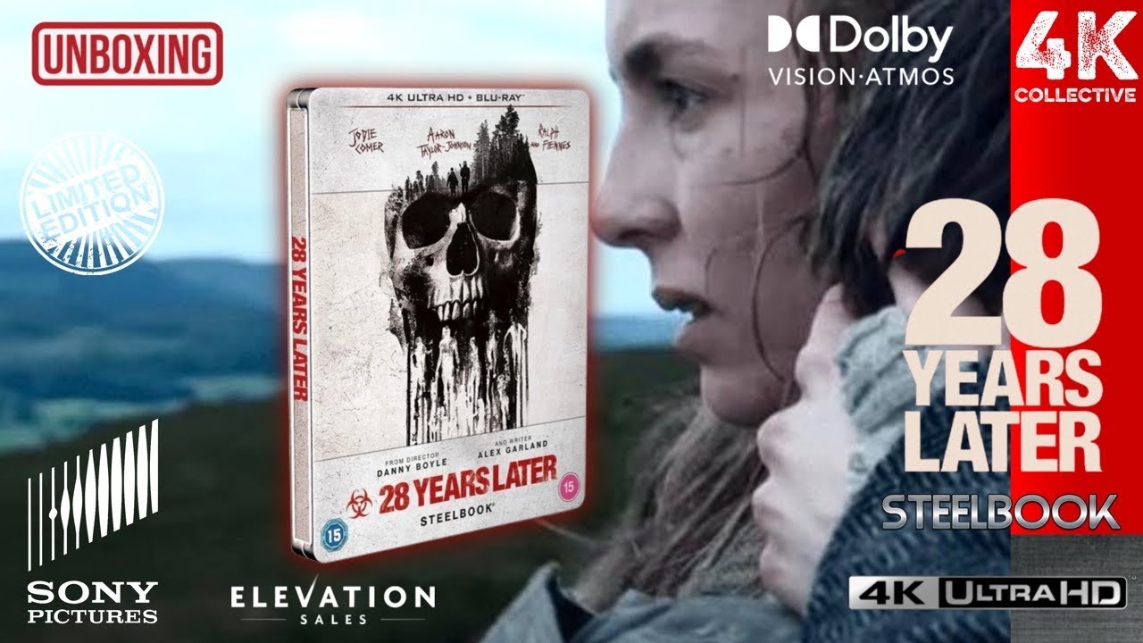Распаковка стального буклета ограниченного издания 4K UltraHD Blu-Ray «28 лет спустя»