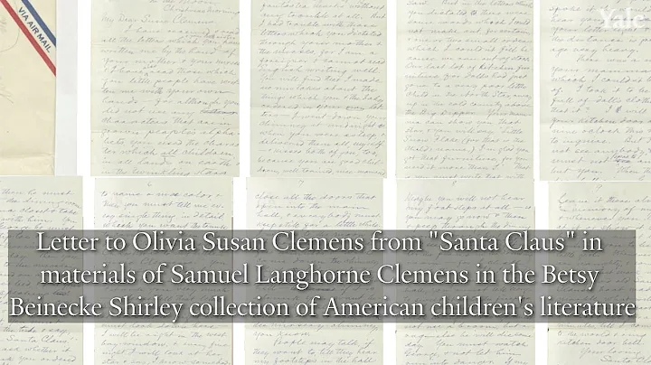 Mark Twain's Letter from Santa Claus: to Susie Cle...