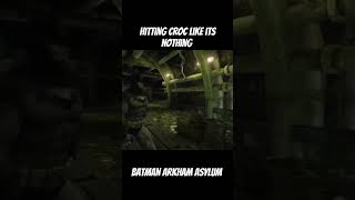 Hitting Killer Croc like it's nothing - Batman Arkham Asylum #killercroc #dc#batman #oneatfaultmedia