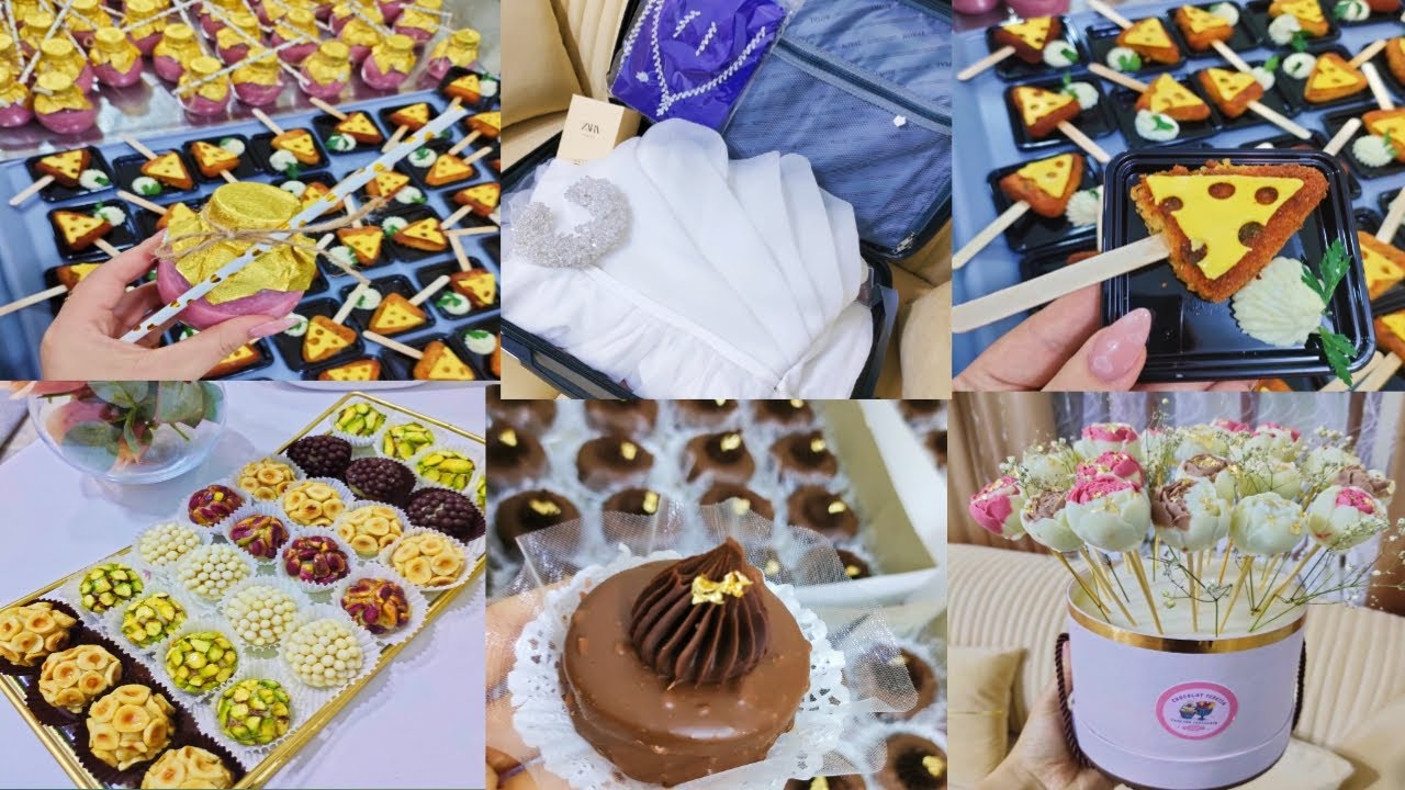 تحضيرات الخطوبة بالتفصيل❤️ انواع القاطو وتقديمات الضيوف❤️فستان الخطوبة ❤️وصفة العصير و افكار للافراح