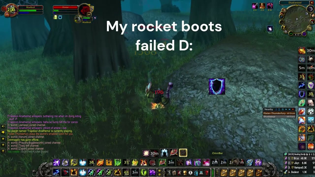 Whitemane: Best Druid On Server Gets Triggered! 