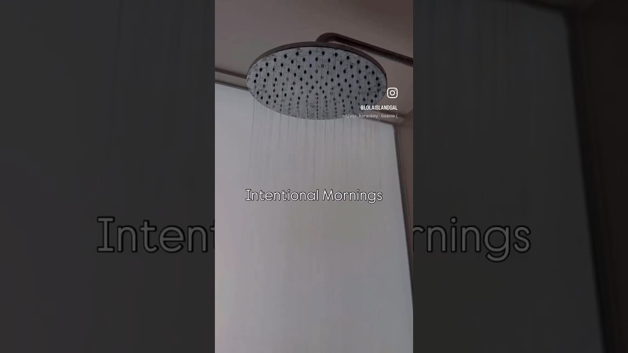 Intentional Morning Routine 