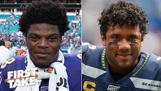 Lamar Jackson or Russell Wilson: Who is the more valuable QB? | First Take