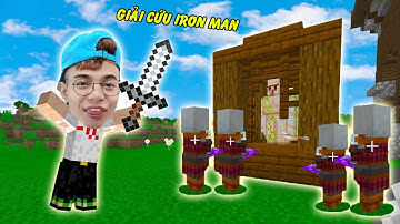 ThắnG Tê Tê Giải Cứu Anh Iron Golem Từ Bọn Cướp Dân Làng Trong Minecraft