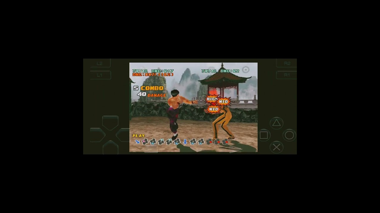 Tekken 3 Law full combo | Tekken Gameplay