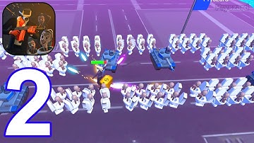 Skibidi War - Toilets Attack - Gameplay Walkthrough Part 2 Level 1-2 Skibidibi War Army Commander