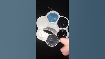 Creating 4 colours using only 3 primary colours  #satisfying #colormixingmagic #colors #mixingcolors