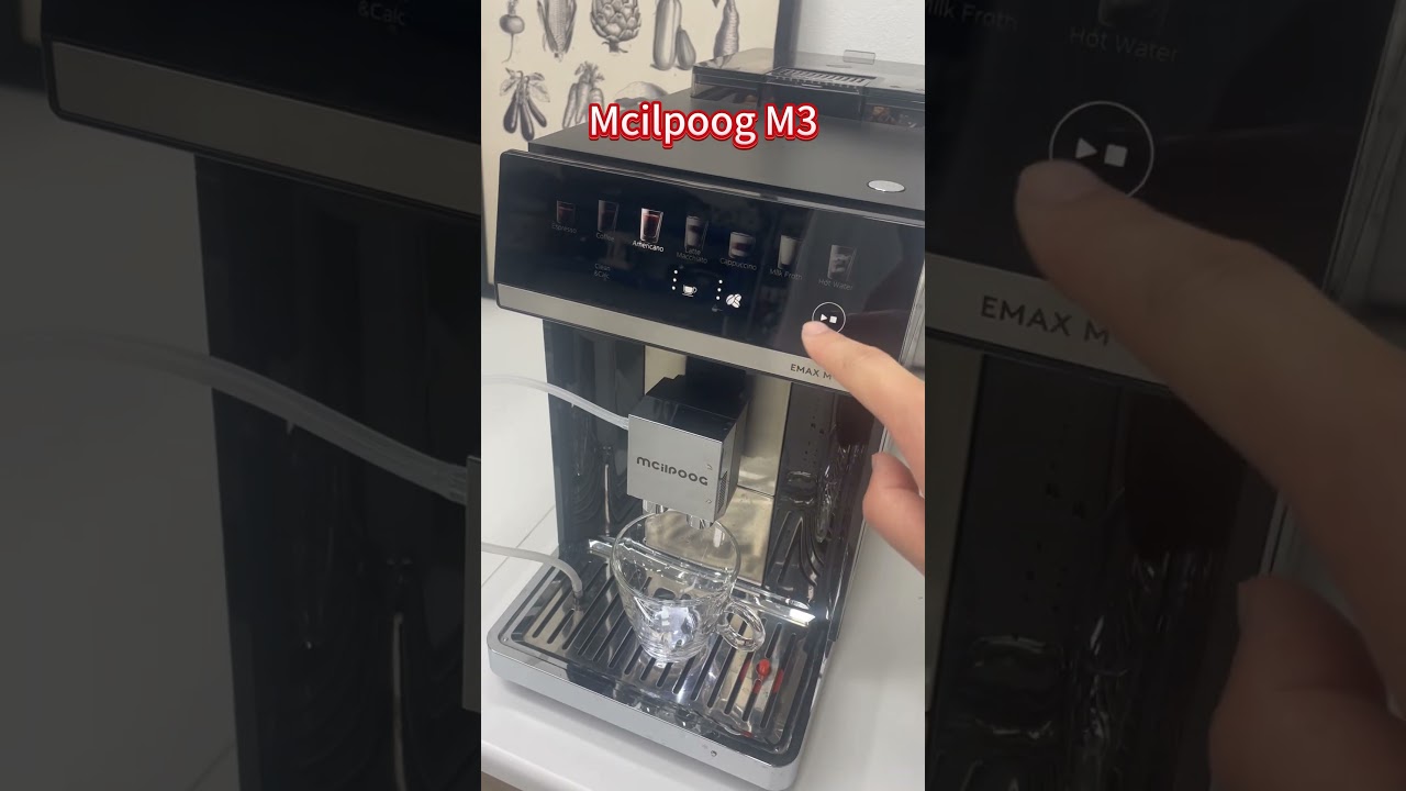 This is coffee made by the Mcilpoog M3 fully automatic coffee machine 