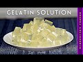 How to make gelatin solution  kosher pastry chef