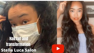 I GOT THE BEST BLOW OUT IN ORLANDO FL | 3A Curly Hair | Stella Luca Salon Winter Park Florida Review