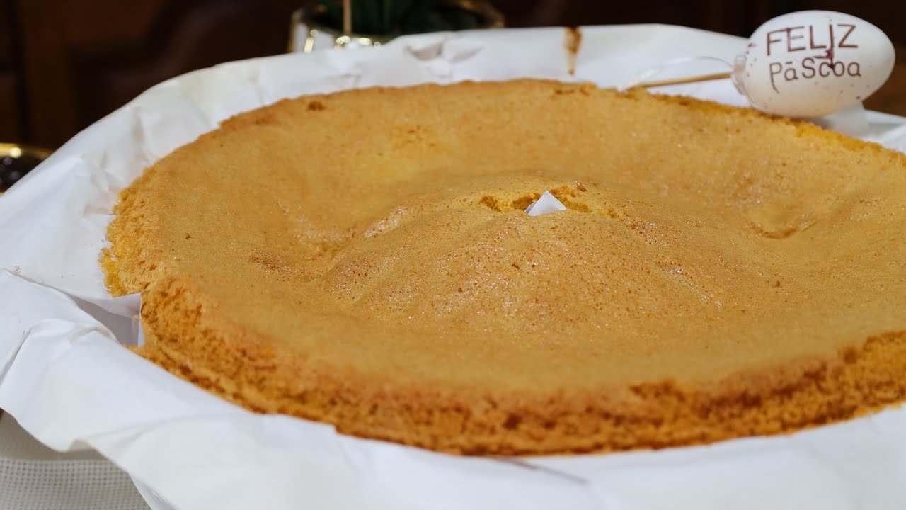 Pão de Ló à Moda Antiga - Receita Tradicional na Forma de Barro