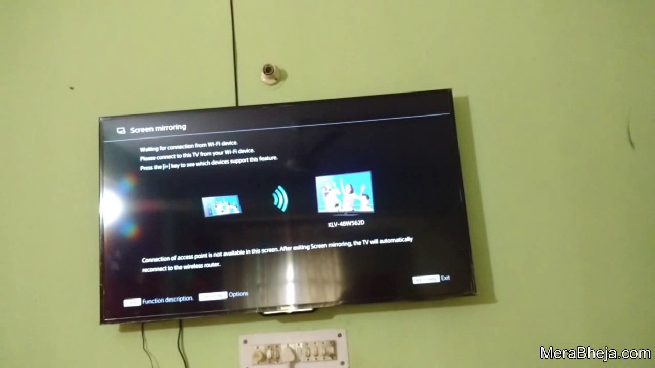 conectar laptop a tv sony bravia wifi