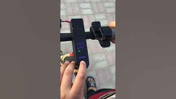 My toys Electric scooter speed test