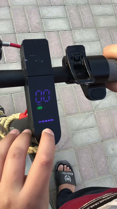 My toys Electric scooter speed test