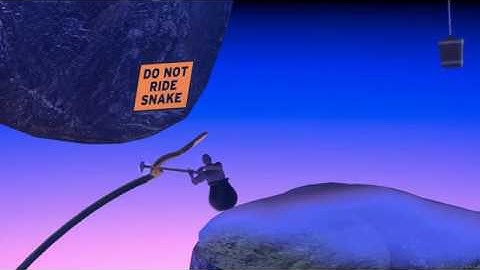 going down the snake on getting over it