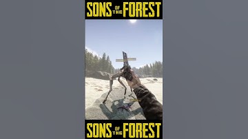 Sons of the Forest Weapons Test - Revolver #shorts
