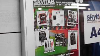 Låsbart Skyltskåp 4Xa4