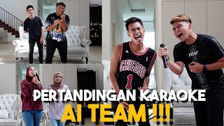 PERTANDINGAN KARAOKE AI TEAM !!! LAGU VIRAL TIARA !!!