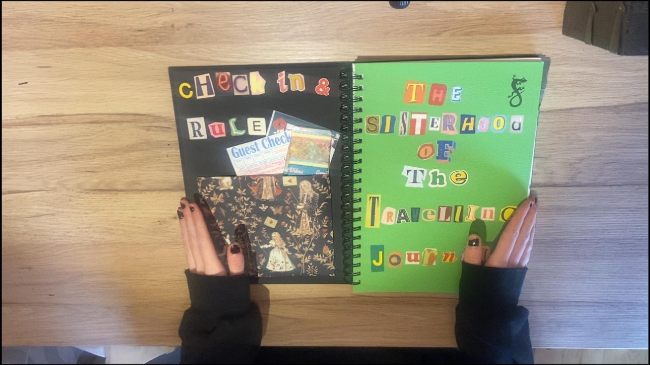 The Sisterhood of the Travelling Journal - Flip through - Part 2