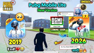 Pubg Lite New Version Bgmi Lite Release Date 2026 Pubgbgmi Lite Comeback Update 2026