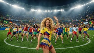 Shakira & Pitbull–On The Floor (World Cup Anthem 2026 Live Performance) official wordl cup song | 4K