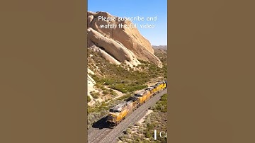 Ménage a Trois at the Rocks? 2160p 4K UHD! Outstanding Railroad footage from CPRF AIRSHIP ONE!