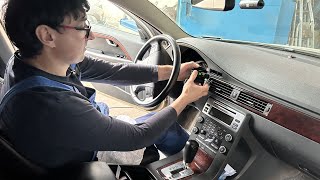 Ремонт механизма приемника ключа зажигания VOLVO S80.